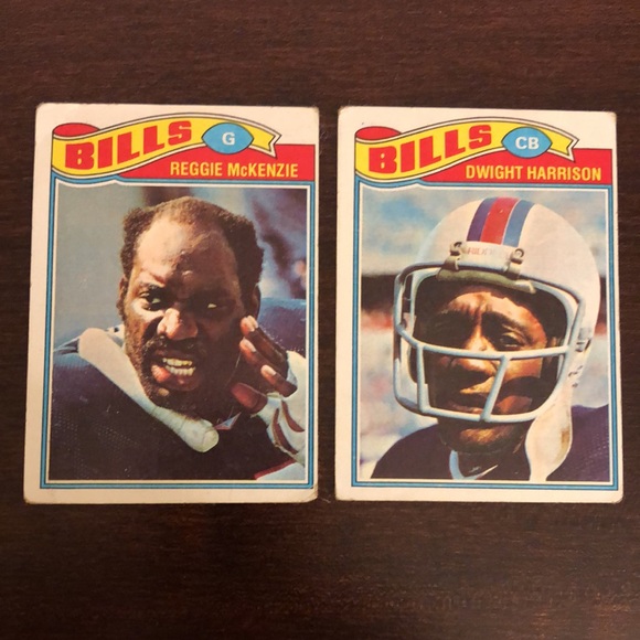 Vintage Topps NFL Buffalo Bills Football Card Bundle - Picture 4 of 11